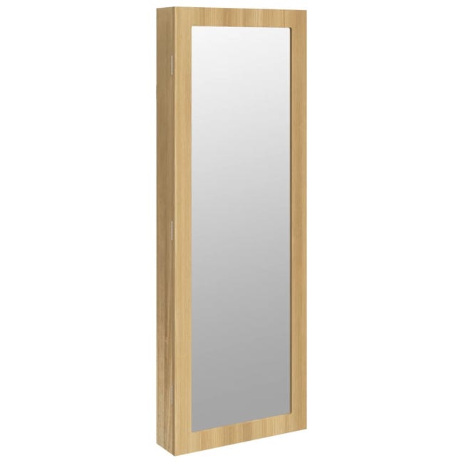 Maison Exclusive - Armadio Portagioie con Specchio a Muro 37,5x10x106 cm