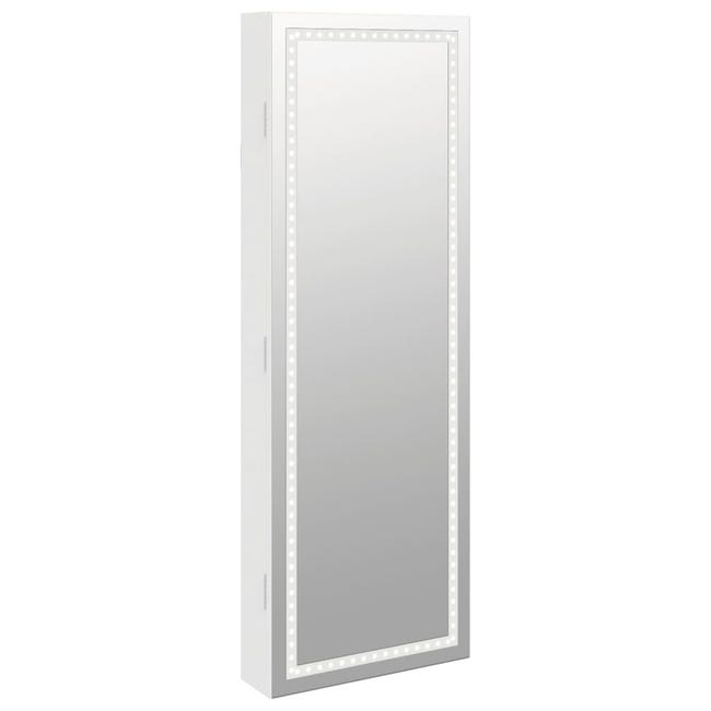 Espejo con joyero de pared 30x8,5x106cm BLANCO: 89,00 €