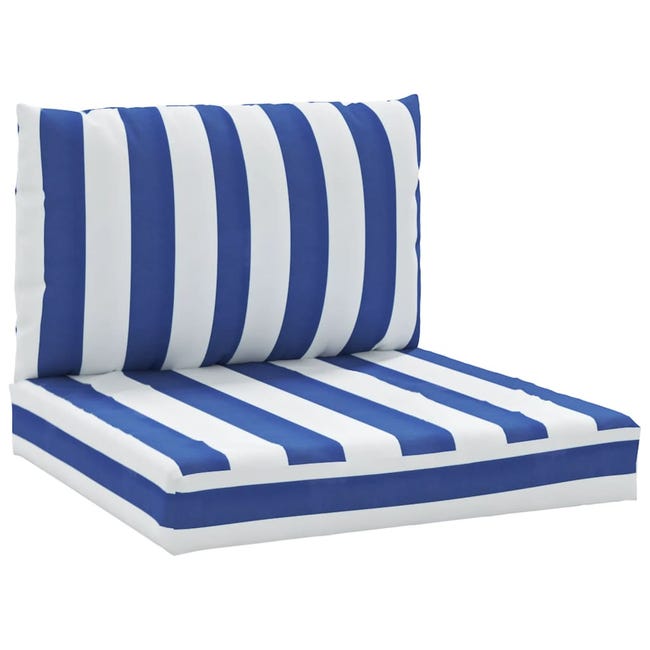 Maison Exclusive Cojines para sofá de palets 2 unidades tela azul claro