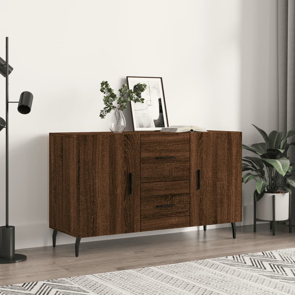 Maison Exclusive - Credenza Rovere Marrone 100x36x60 cm in Legno  Multistrato