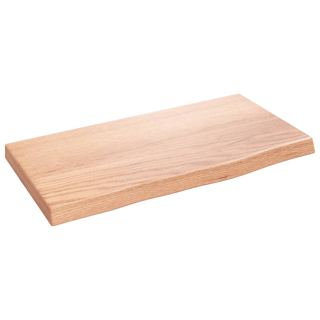 BLENOM Estantería flotante de madera maciza sostenible de pared c/Irregular  Paima 40x23x3cm Roble