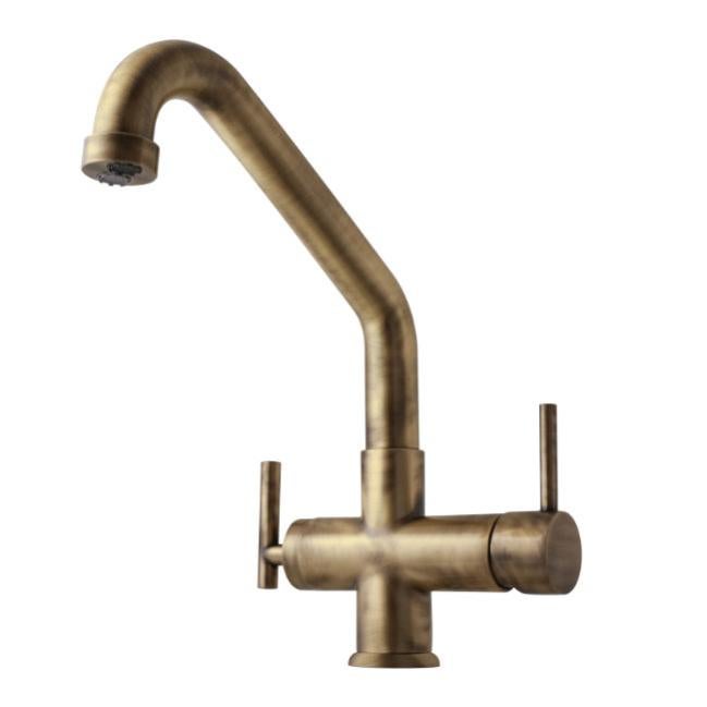 Rubinetto con miscelatore 4 vie Ottone Basso | Leroy Merlin