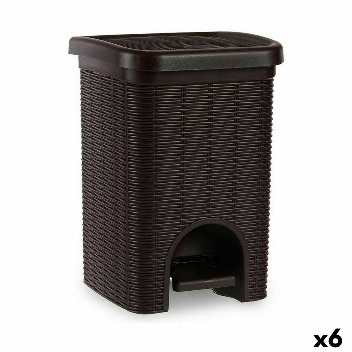 Stefanplast® 3X 50L Set poubelle avec couvercle à charnière 56 x 37 x 39 cm  - poubelle | bol