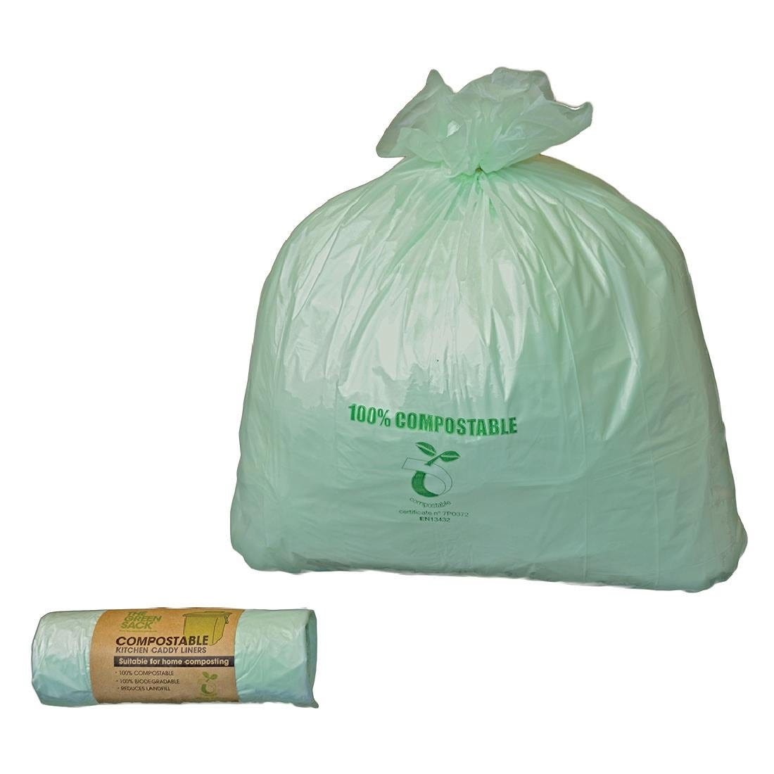 Sacs poubelle biodégradables (compostables)