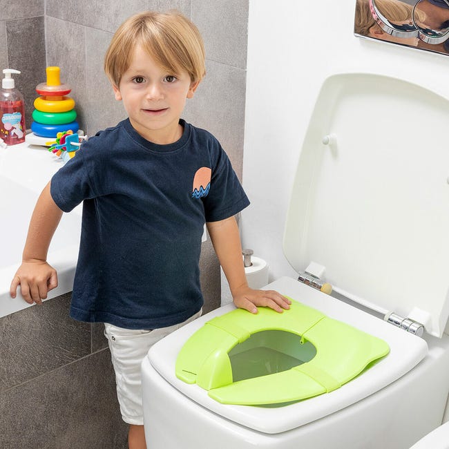 Chaise de toilette pour tout-petits enfants, Siège de Toilette Pliable  Reducteur de Toilette réglable rehausser pour Enfants siège d'assistance au  pot