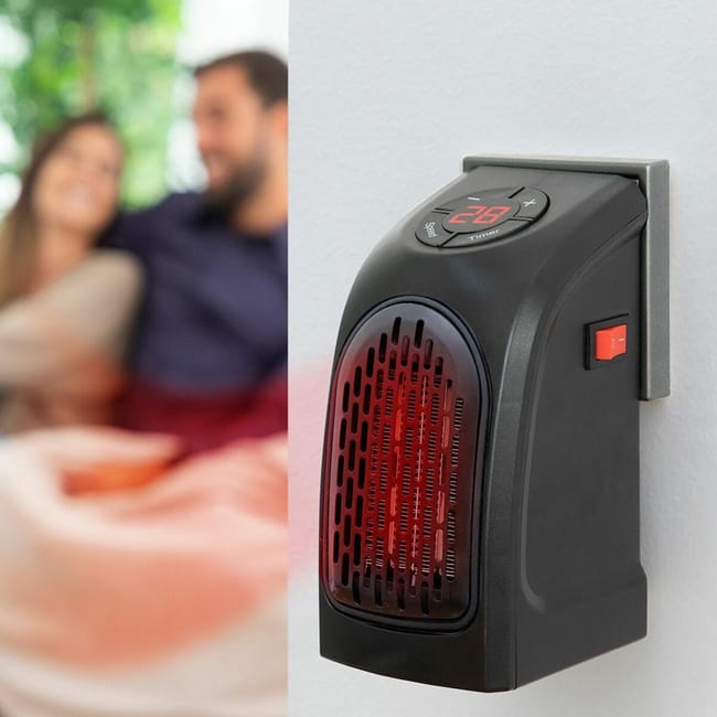 Calefactor cerámico de enchufe con mando a distancia innovagoods 600w sale