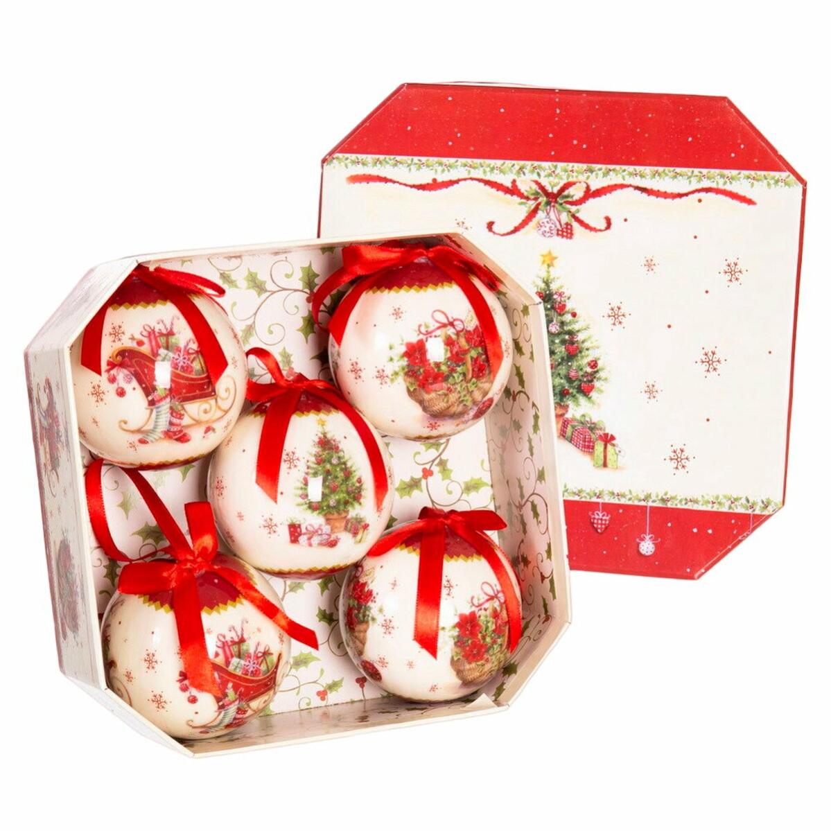 Lot De Boules De Noël Vintage – Petites Et Moyennes, Tour 18,5 Cm Et 14,5 Cm (lot De Boules De Noël Vintage Petite Et Moyenne , Tour :18,5 Cm 14,5 Cm)