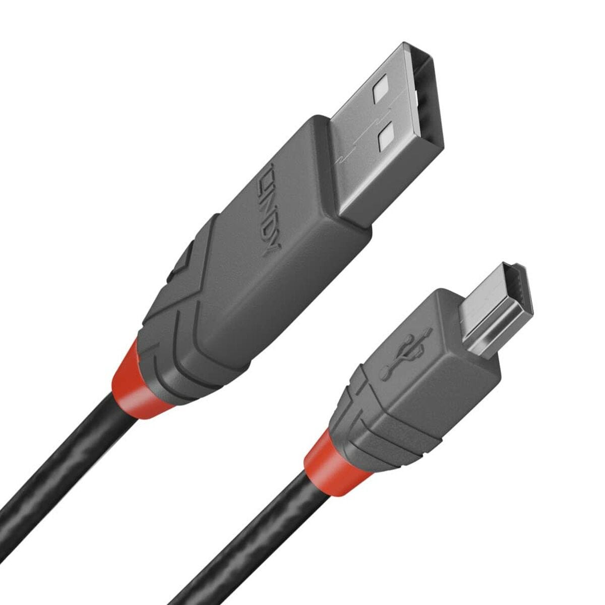 Câble USB 2.0 A vers Mini USB B LINDY 36724 3 m Noir
