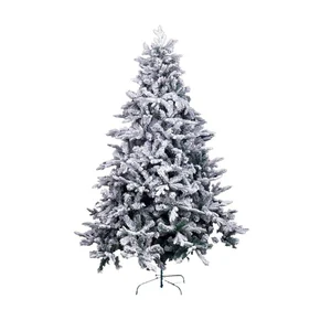 Rebecca Mobili Árvore de Natal com neve Abeto Branco 210 cm 1000 ramos  denso 400 Luzes LED Incluído