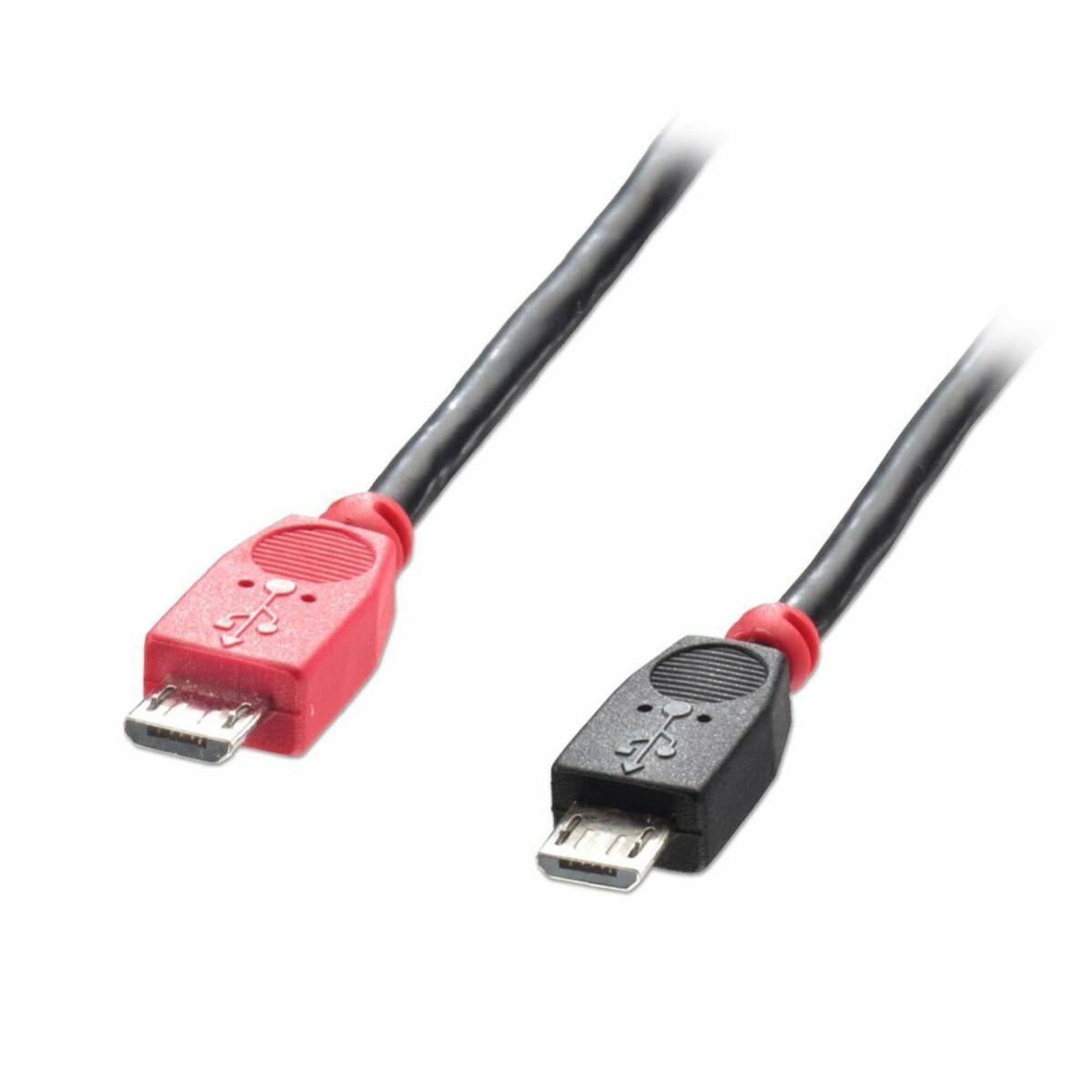 Adaptateur Micro USB vers Mini USB LINDY 31759 Noir 1