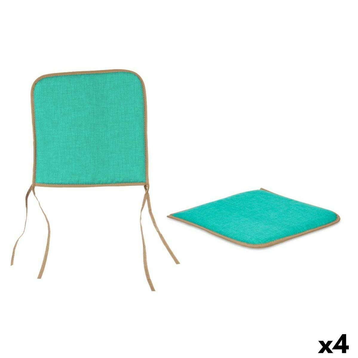 Coussin De Chaise Universel En PVC - Dimensions 28x38 Cm, Couleur écru, Lavable