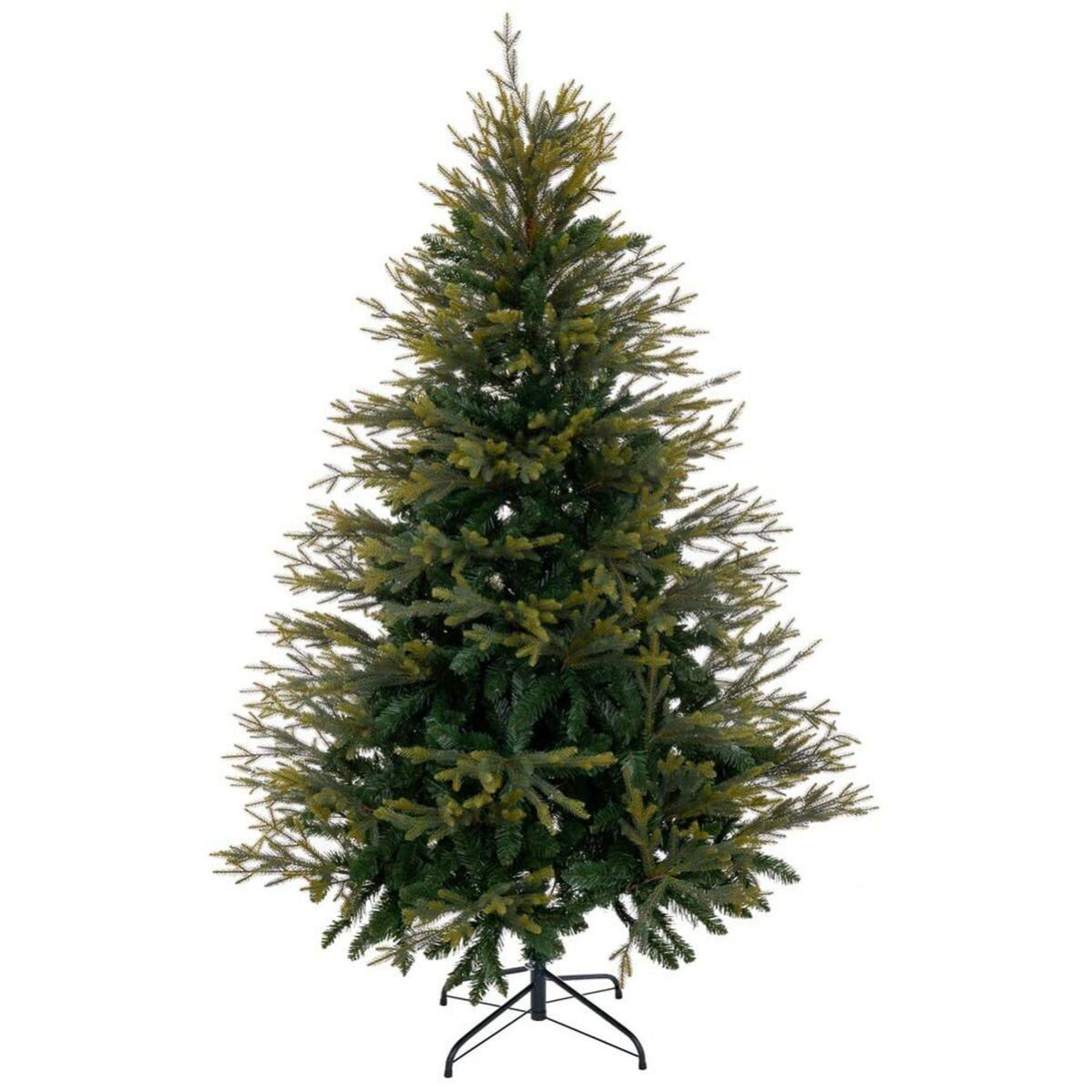 Albero Di Natale Slim Innevato Gaia 240 Cm Con Borsa Porta Albero, Molto Folto E Realistico In