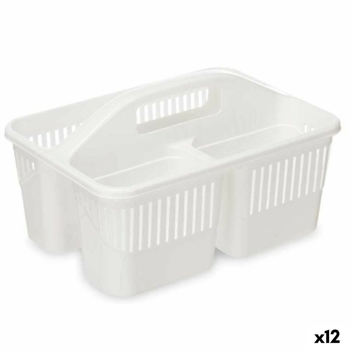 Organisateur Nettoyage Blanc Plastique 31,3 x 18 x 22 cm (12