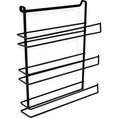 Rayen Porte-Rouleaux Cuisine 3 Supports Mural - Coupe Film Aluminium Et Papier - Blanc