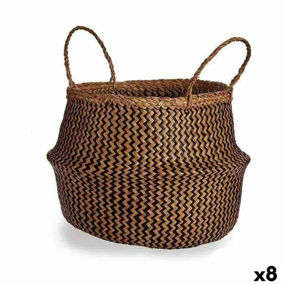 Boîte de rangement pliable 48 x 30 x 29 cm beige | | Magasin