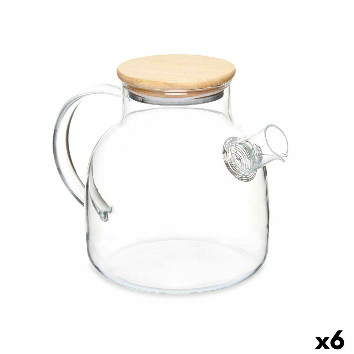 Carafe filtrante individuelle verre 800 ml