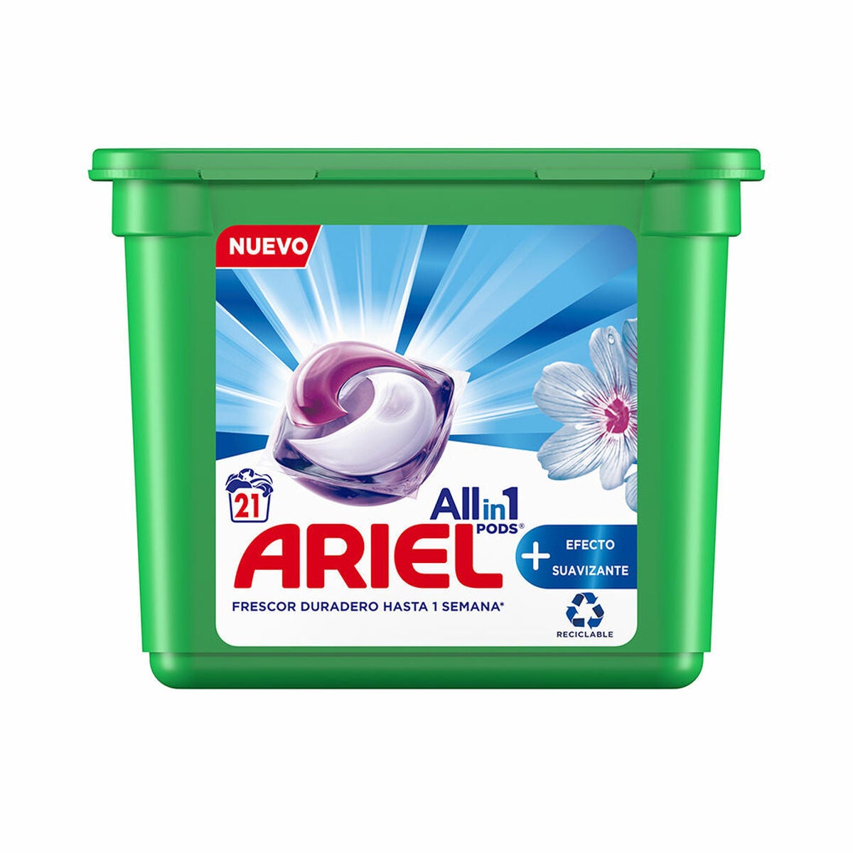ARIEL Pods lessive capsules tout en 1 original 20 capsules pas