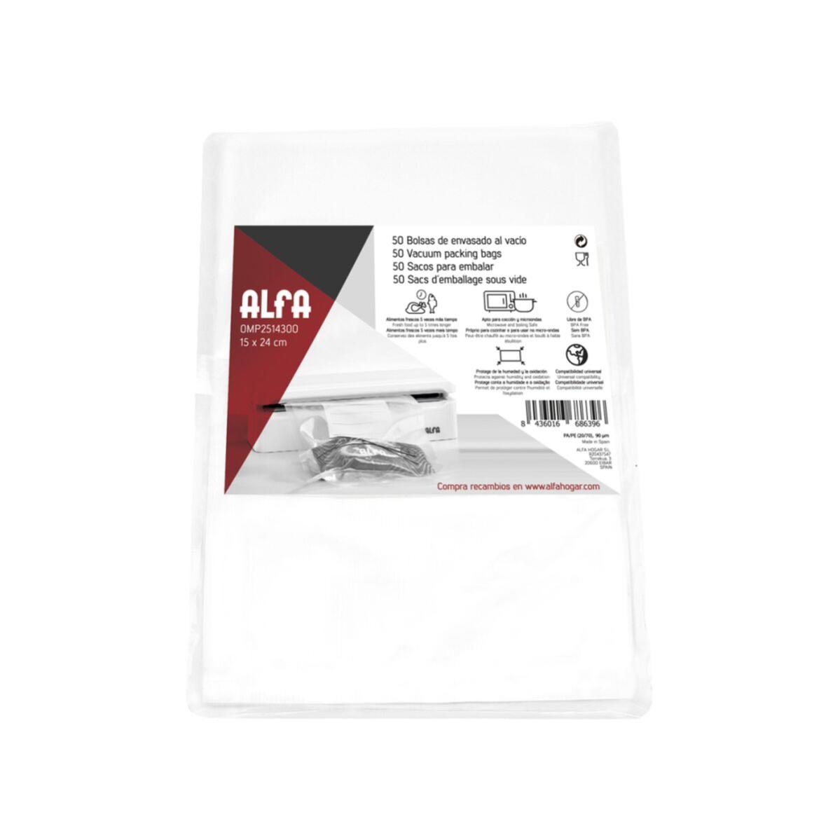 Sacs sous vide Alfa OMP25143 15 x 24 cm Leroy Merlin