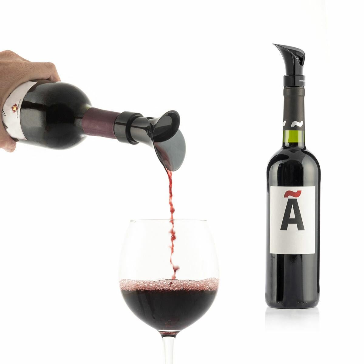 Dispenser Per Vino Kasanova Dispenser Aeratore Per Vino Ricaricabile - Versa E Ariega Il Vino In Un Solo Gesto! Dosatore Vino Bottiglia