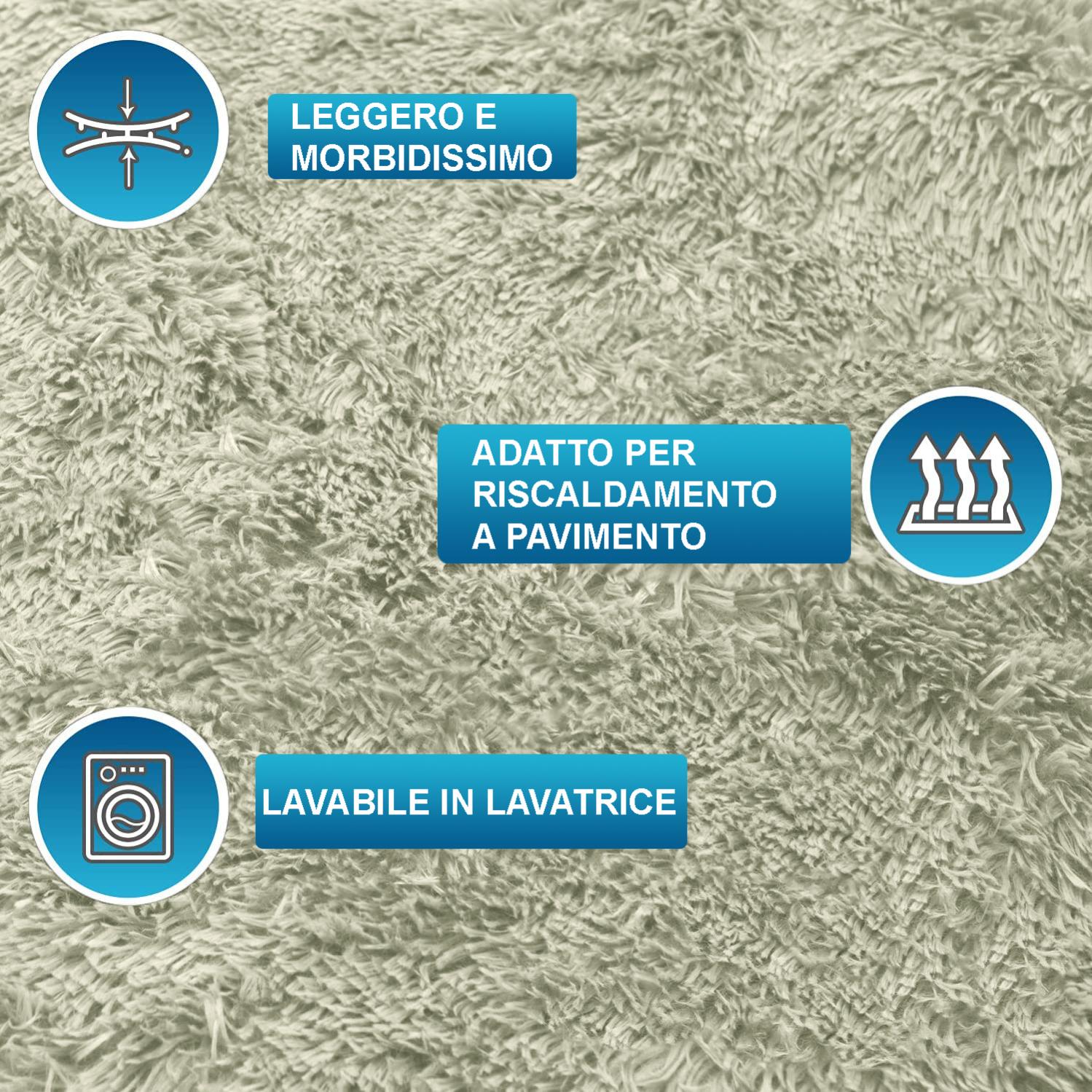 Tappeto Shaggy Pelo Lungo Morbido Soggiorno Salotto Antiscivolo Moderno Diversi Colori E Misure Colore Intenso Brillante 160x230 Cm Beige Con Motivo 89617467