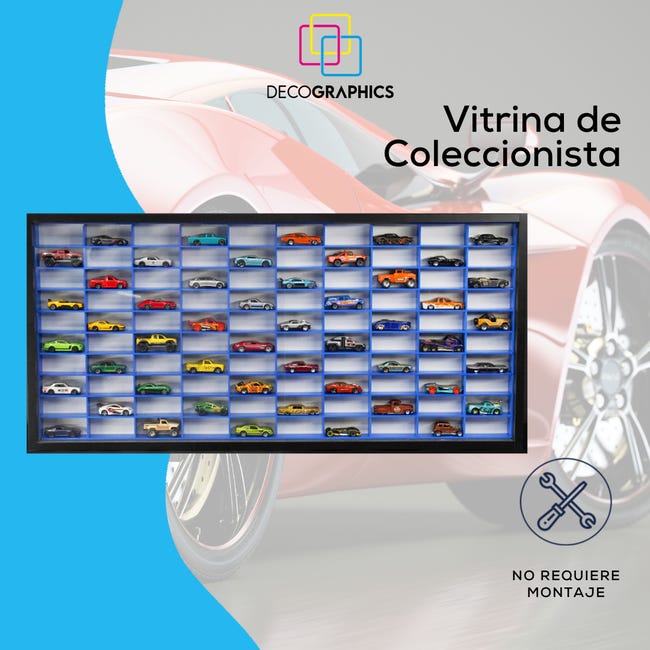 Vitrina Expositor Hot Wheels / Vitrina para colección / Organizador de  Coches -  España