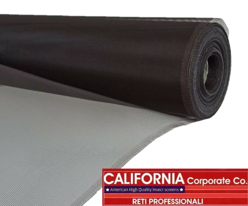 Rete Zanzariera Alluminio 18/16 - Grigio, 60 Cm X 5 M, Tipo Americana