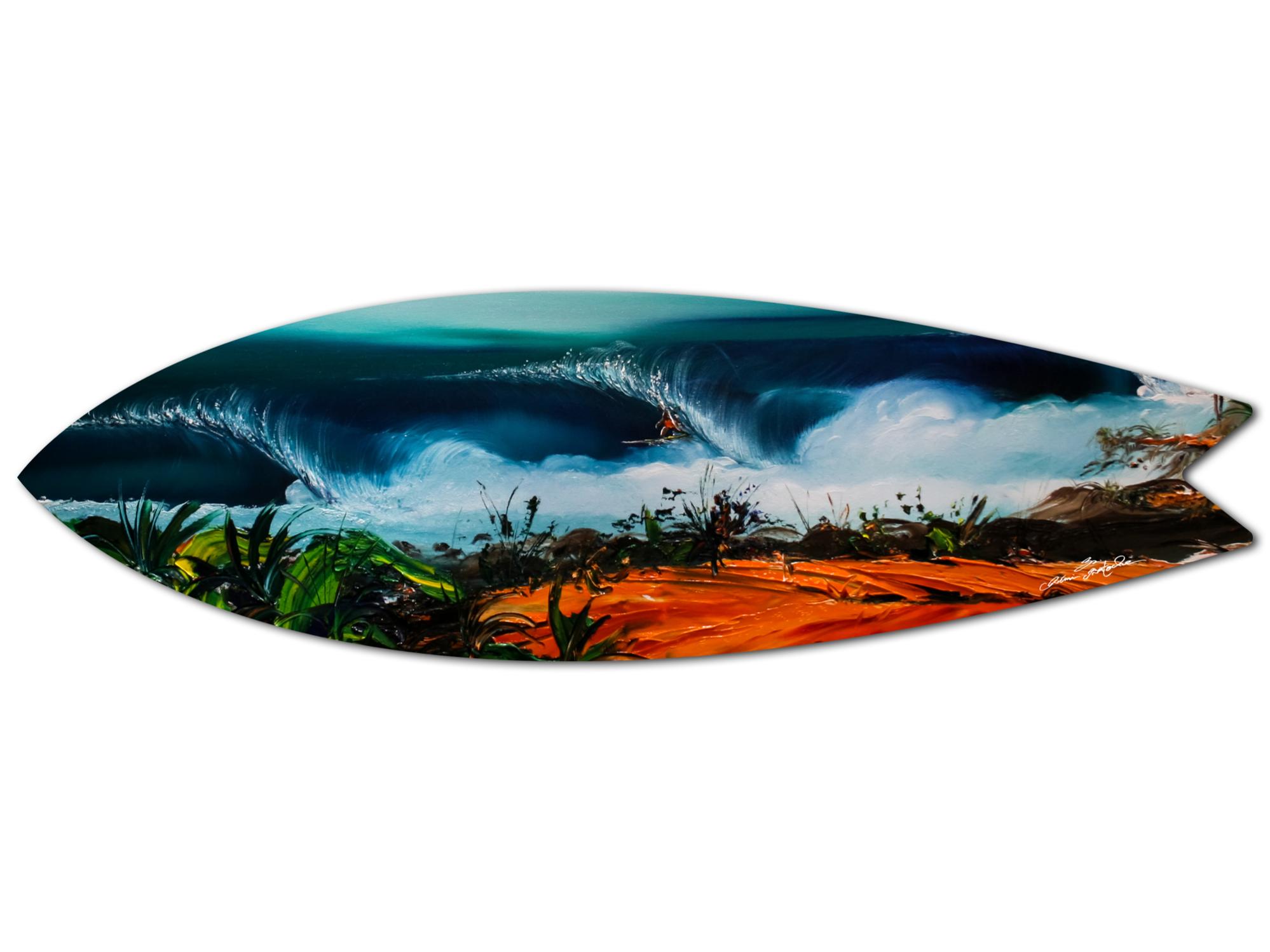 Planche de surf murale Indo Spot, Planche surf deco, decoration murale