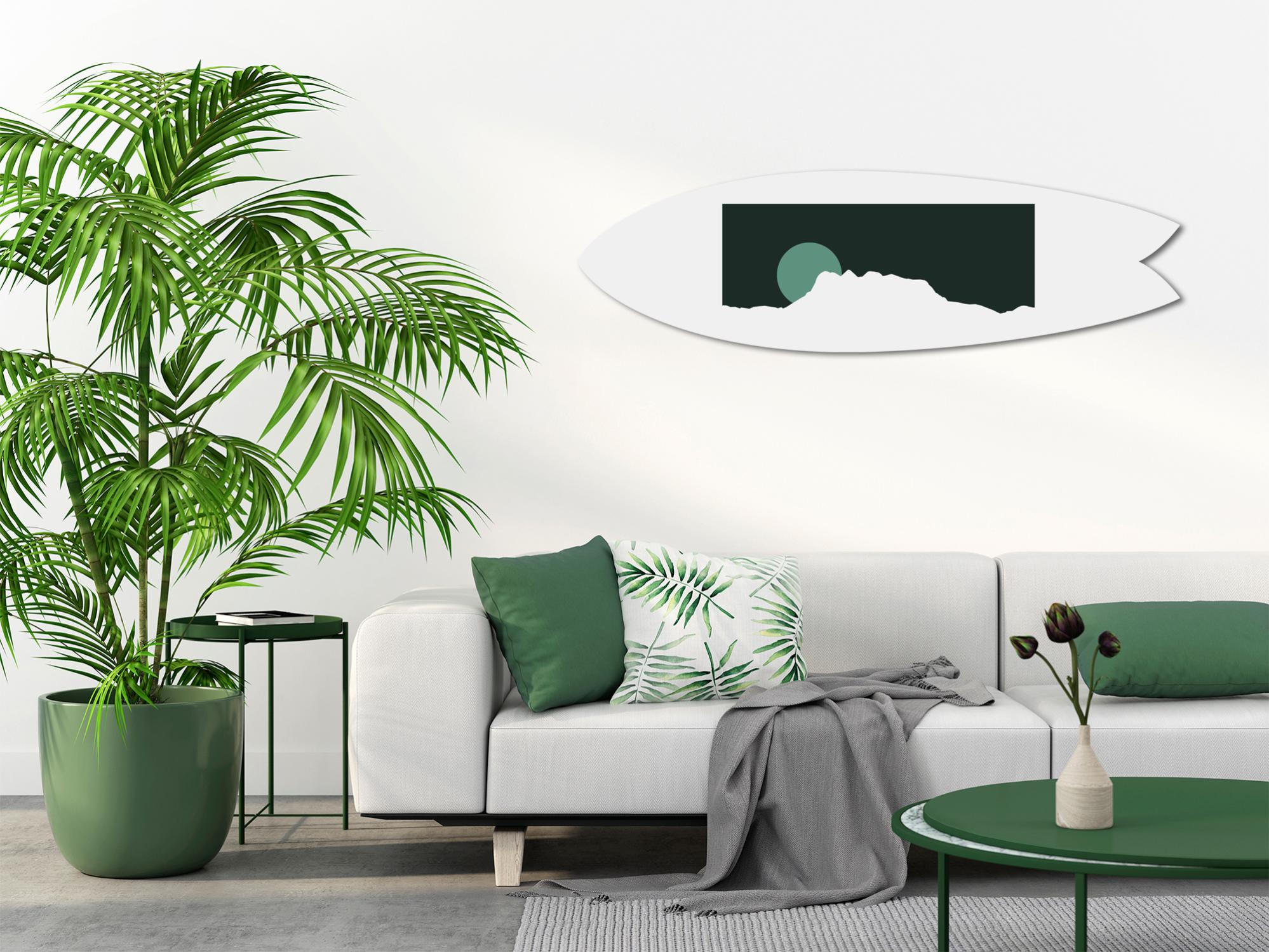 Surfboard imprimé, planche de surf déco, déco murale, planche déco