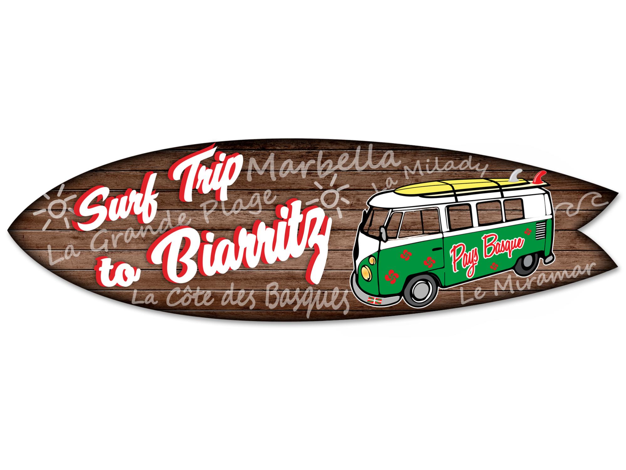 Surfboard imprimé, planche de surf déco, déco murale, planche déco