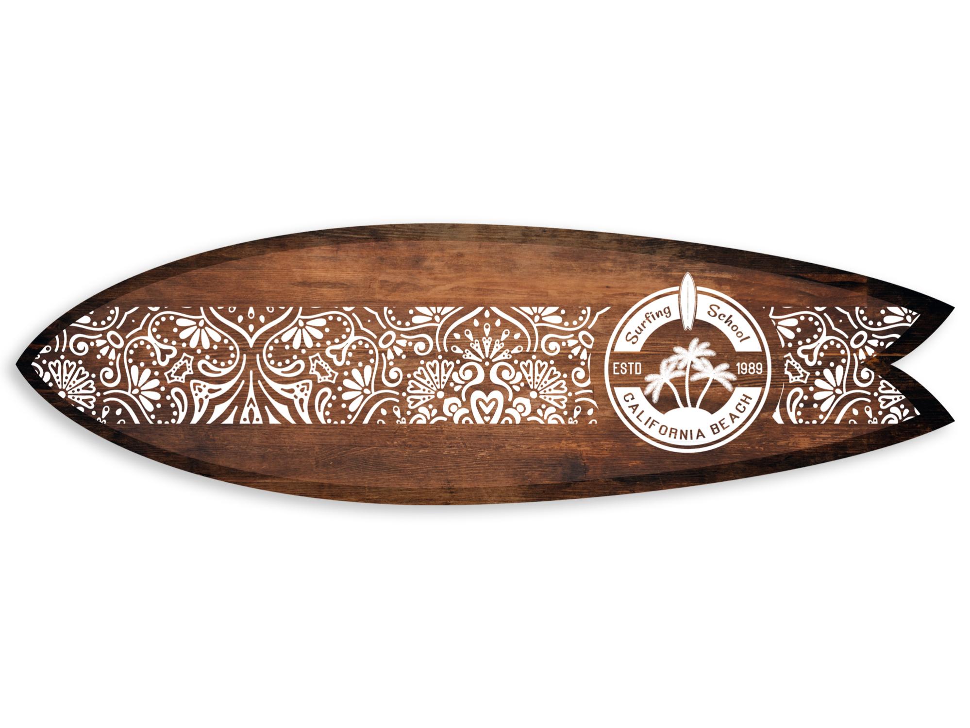 Planche de surf déco, impression alu-dibond, décoration murale, déco