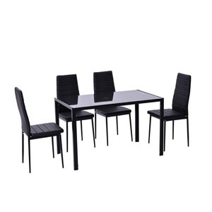 Vice Set 6 sedie design trasparente tavolo da pranzo 180x80cm industriale