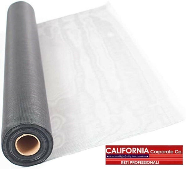 Rete Zanzariera 150 cm X 5 metri Fibra Vetro Americana 18/16