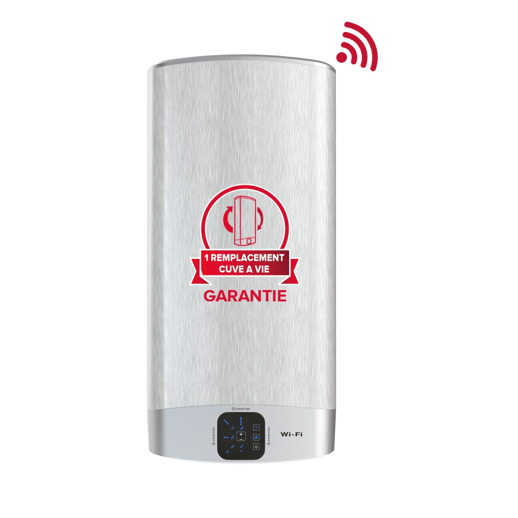 Ariston VELIS EVO DRY FLEXIBILITE ENERGETIQUE WIFI 80 litres - Chauffe-eau  électrique Ultra-Plat - Transition Energétique - 15% d'Economies d'Energie  | Leroy Merlin