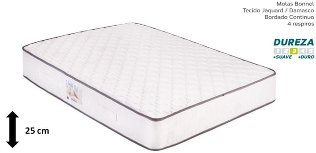 COLCHÃO MOLAS ORTOPÉDICO 140x190