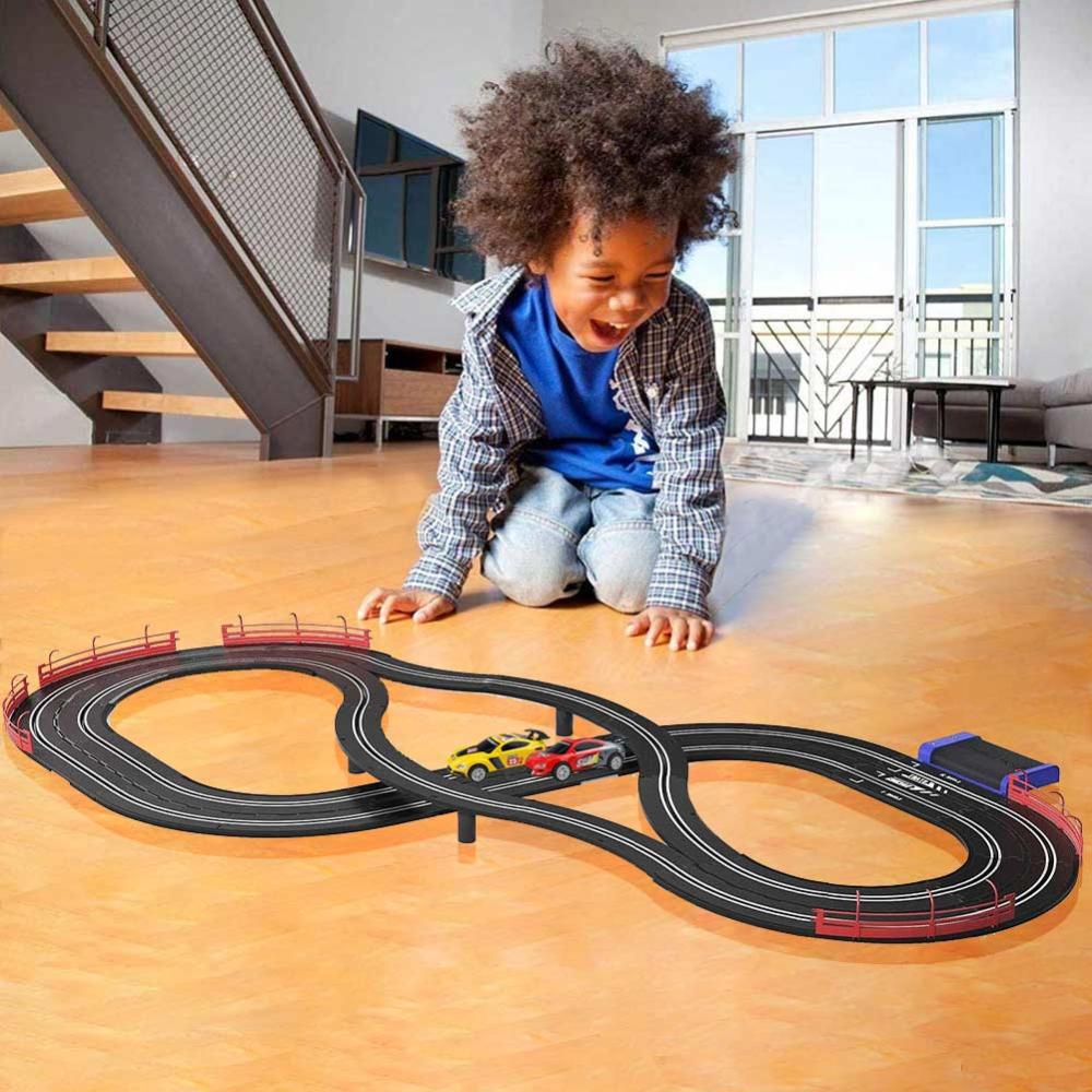Pista Macchinine Telecomandate Due Macchine da Corsa Elettriche