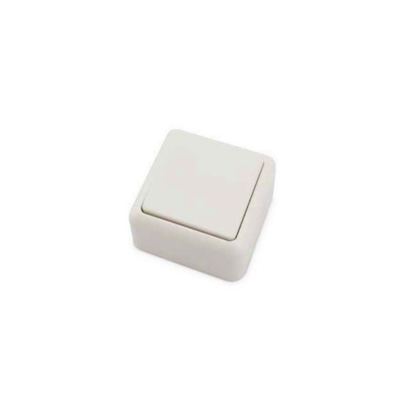 Commutateur Interrupteur Électrique Étroite Surface Blanc - 10A 250V