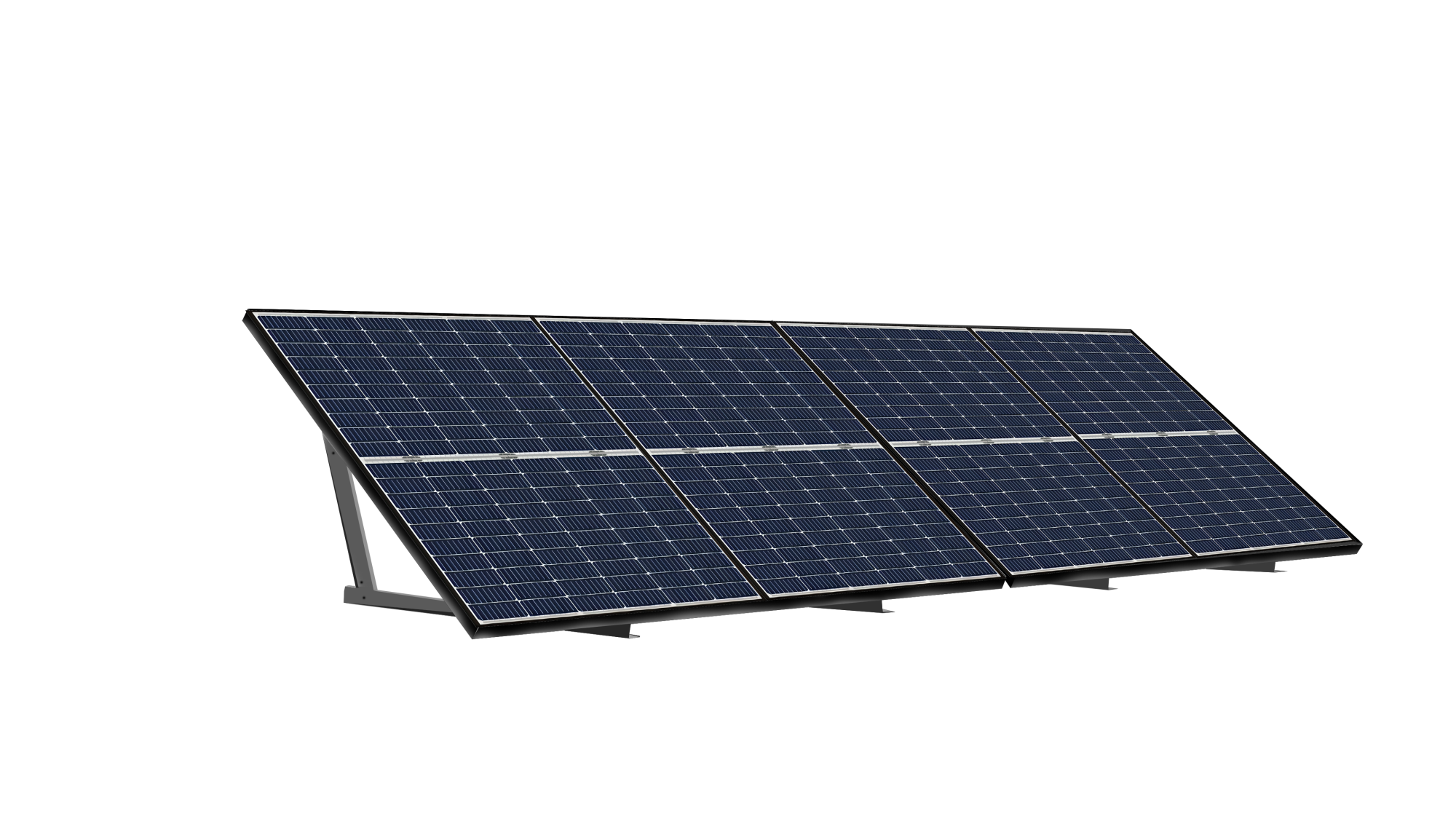 Kit de 4 Panneaux solaires à brancher sur prise - 1620W