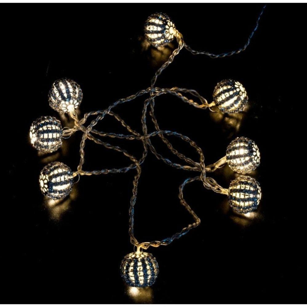 Relaxdays Ghirlanda con Luci a LED, Decorazione Interna per Finestra, da Appendere, Cerchio Luminoso, 25 cm, Argento