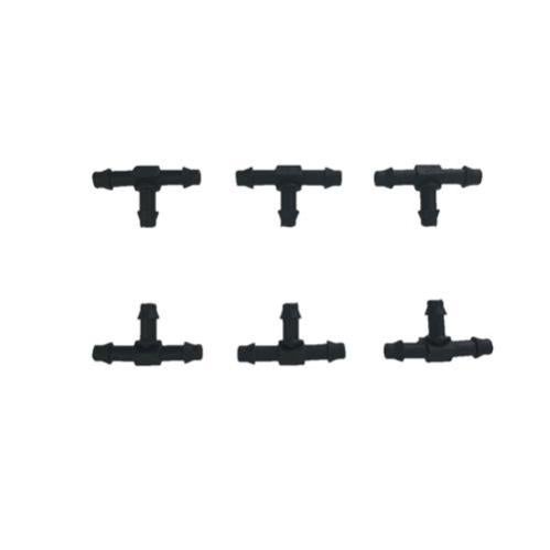 Conectores En T Para Riego Por Goteo: 50 Unidades, Para Microtubos De 4mm, Resistentes UV, Fácil Instalación