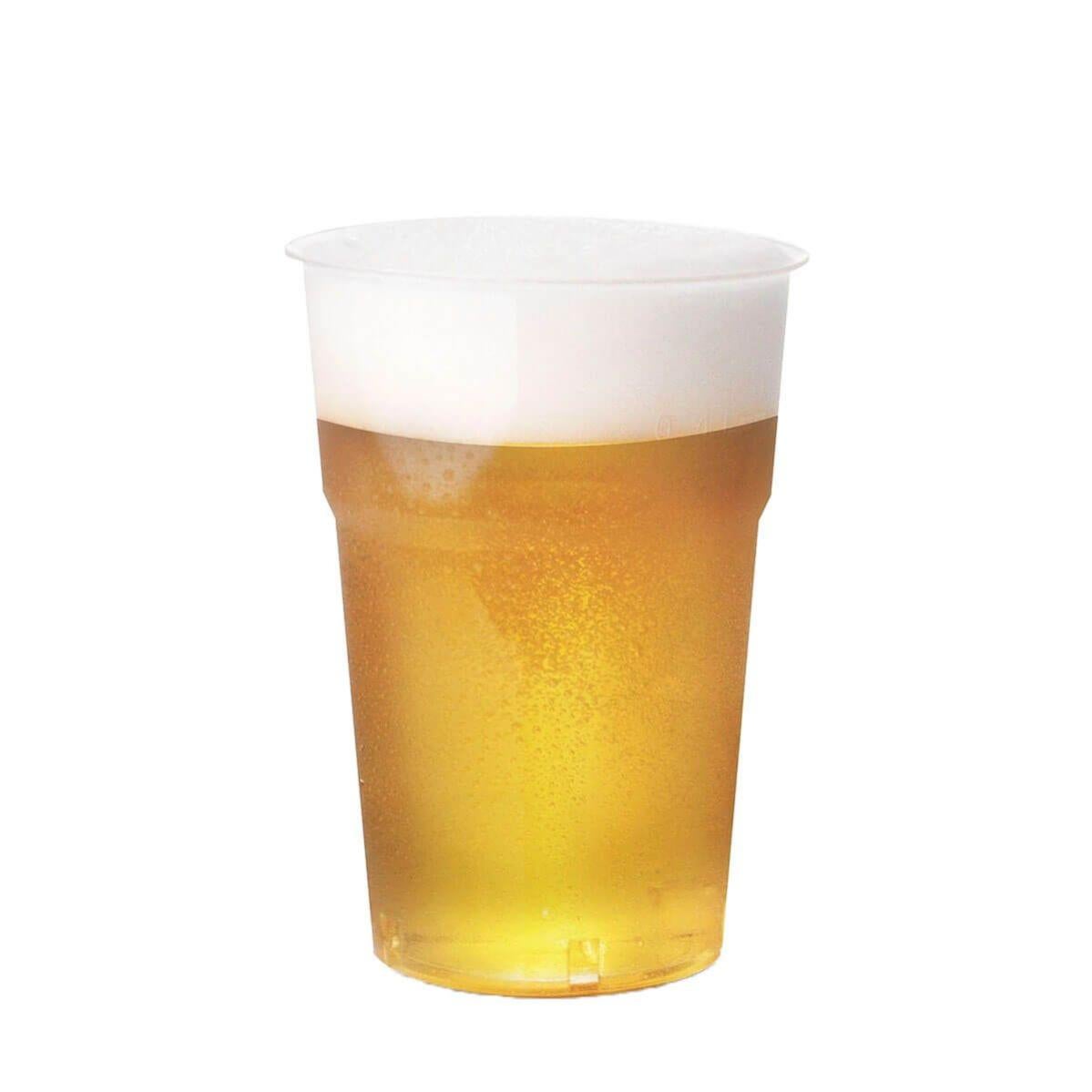 Bicchieri Di Plastica Usa E Getta 200cc - Confezione Da 1000 Pezzi, Bianchi, Per Acqua E Bevande - Foto 9