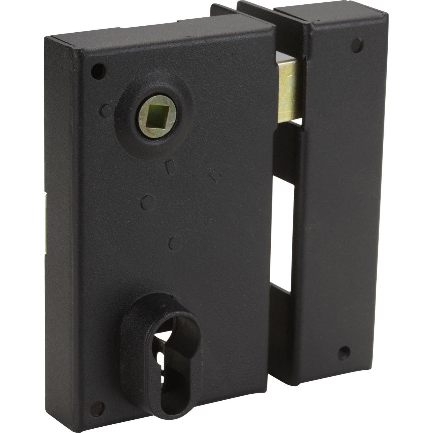 Serrure Bricard Mécanisme 3 Points Horizontal Tirage Sans Bille Blanc