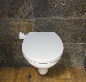 rapo lavalino Abattant WC japonais avec raccord d'eau et fonction bidet  frein de chute et déclipsable Blanc - 750150 