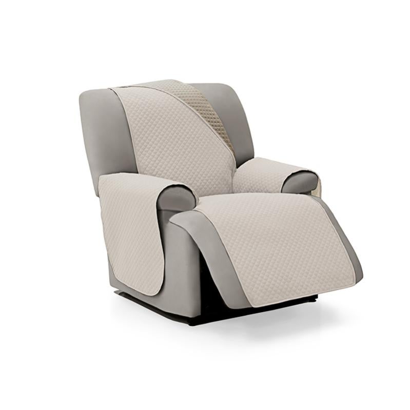 Comfortly Copertura Per Divano Nockeby 3 Posti - Fodera Di Ricambio 7 Pezzi In Tessuto Microfibra Corona, Colore Avorio, Lavabile - 3