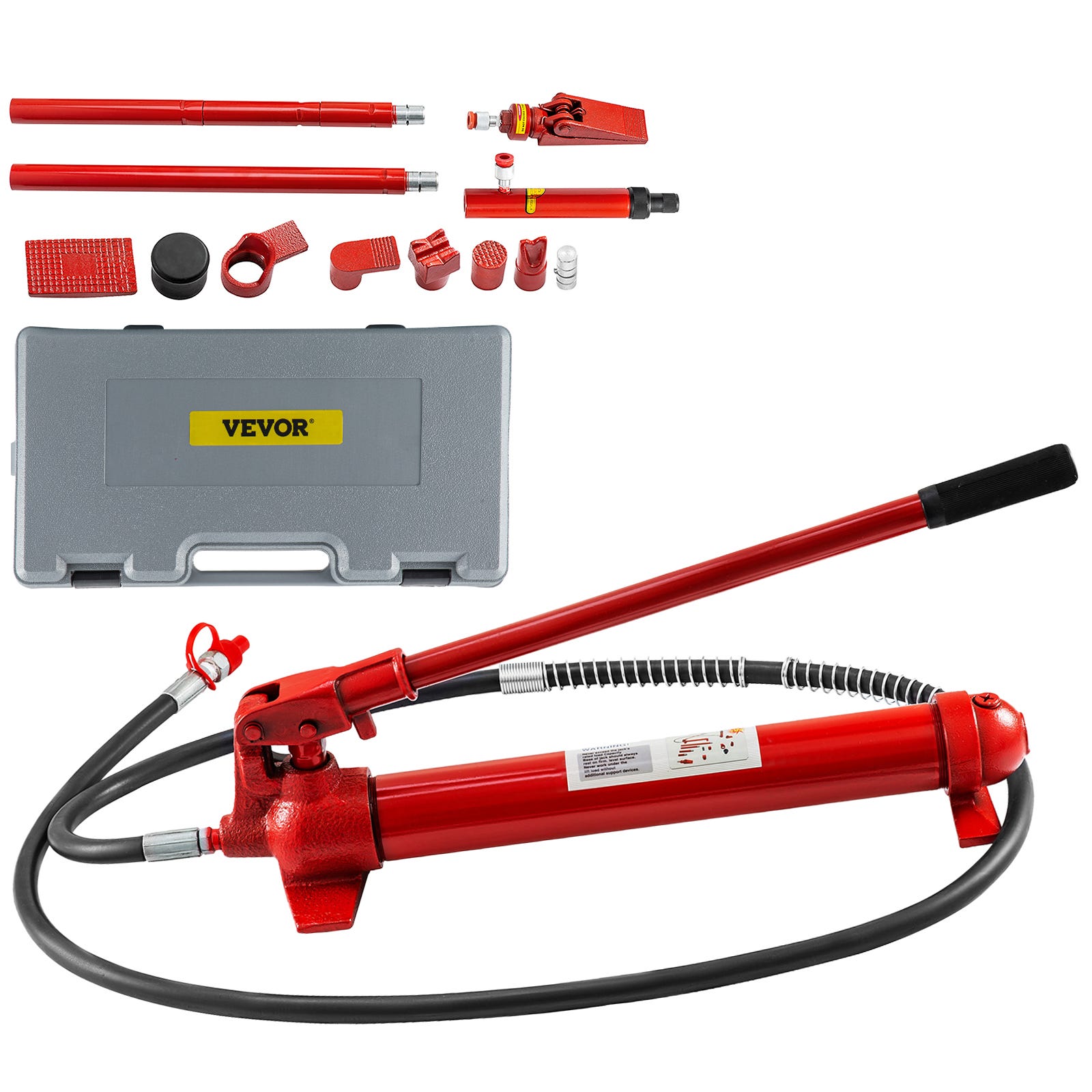 Cric Hydraulique 22T Rouge 2 Roues