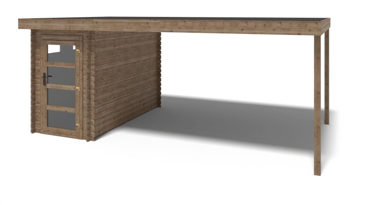 Abri De Jardin En Bois 16m2