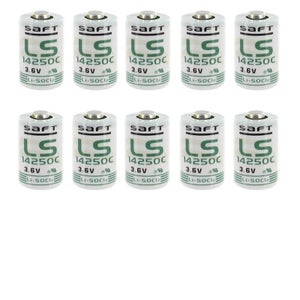 Pile lithium Saft LS14250 1/2AA 3.6V 1200mah - Par 1 pièce