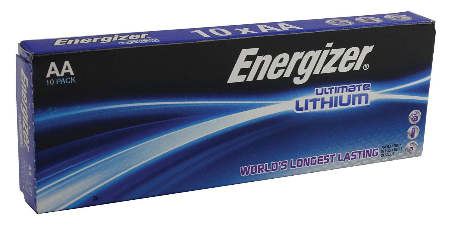 Pile Energizer Ultimate Lithium AA/LR06 - pack de 10
