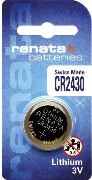 Pack de 5 piles bouton Lithium 3V - CR2430 => Livraison 3h gratuite* @  Click & Collect magasin Paris République