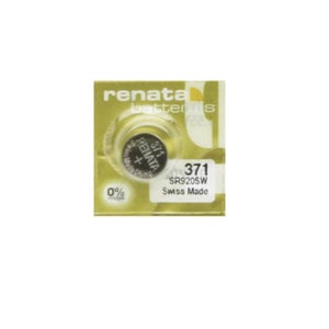 Renata / Swatch Group - Pile bouton oxyde argent 371 RENATA 1.55V 40mAh