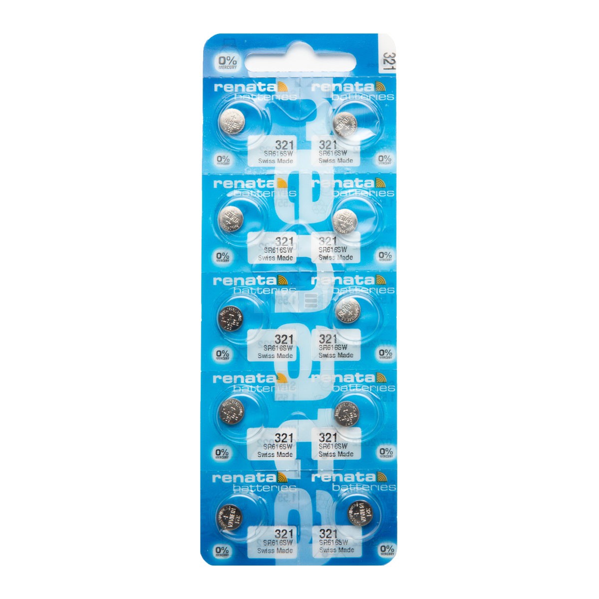 Renata 321 SR616SW BLISTER DE 10 PILES | Leroy Merlin